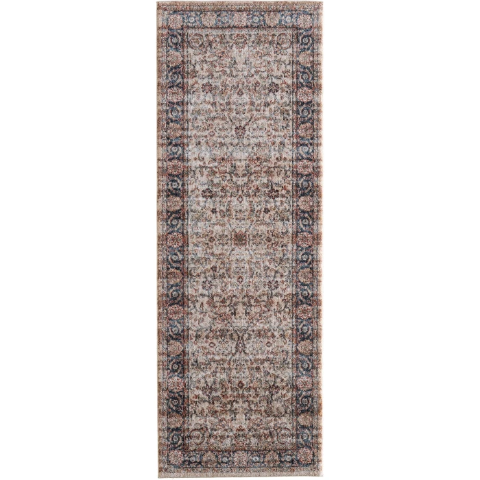 Feizy Pearson Ivory/Tan/Blue PRS39SEF 2ft.6in. x 7ft.3in. Rect. Rug