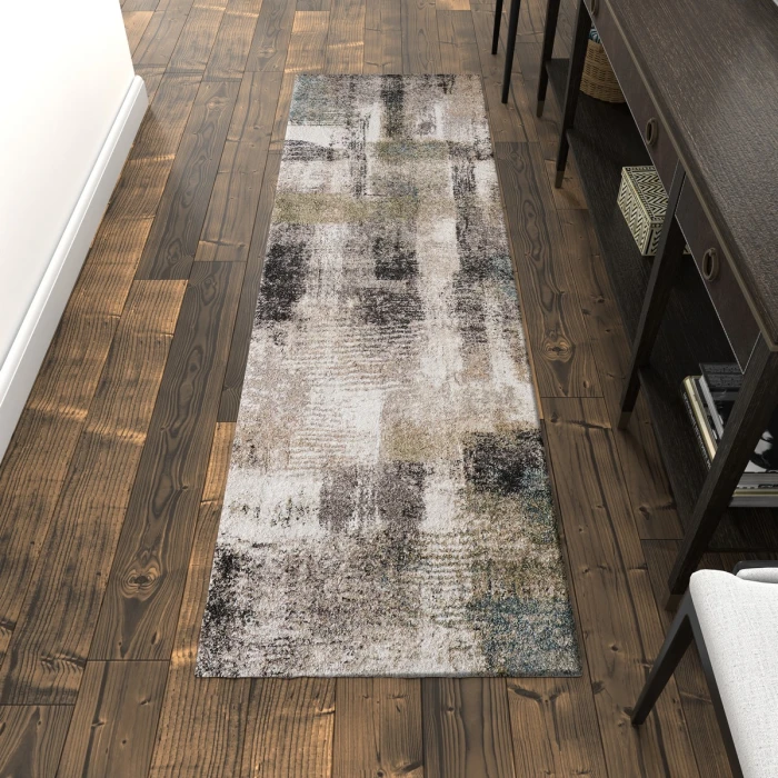 Feizy Skyview Gray/Taupe/Ivory SKV39Q9F 2 ft. 6 in. X 7 ft. 3 in. Rect. Rug
