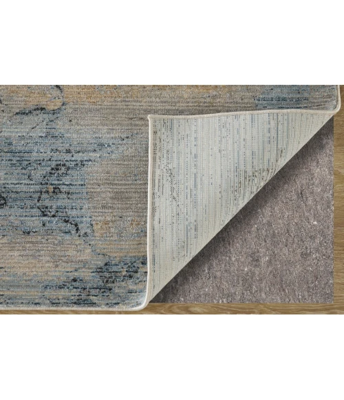 Feizy Sonora Blue/Ivory/Tan SNR39U9F 7ft.10in. x 10ft.3in. Rect. Rug