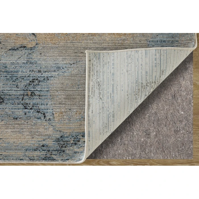 Feizy Sonora Blue/Ivory/Tan SNR39U9F 7ft.10in. x 10ft.3in. Rect. Rug