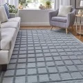 Feizy Channels AQUA 2877278F 5 ft. 6 in. X 8 ft. 6 in. Rectangle Rug