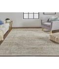 Feizy Aura Classic Oriental, Ivory/Gold, 8' x 10' Area Rug