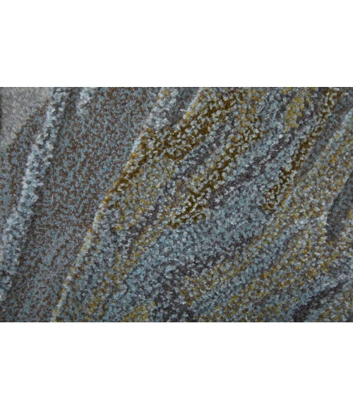 Feizy Kawai Blue/Green/Gray KAW8982F 9 ft. X 12 ft. Rect. Rug