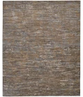 Feizy Conroe Luxe Abstract Hand-Knot Rug, Bronze Brown, 8ft-6in x 11ft-6in Area Rug