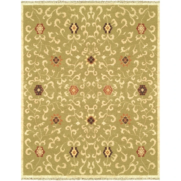 Feizy Antolya Green/Tan/Ivory 4726097F 5ft.6in. x 8ft.6in. Rect. Rug