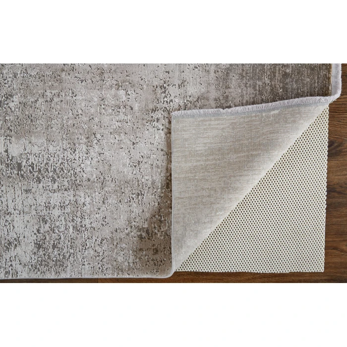 Feizy Cadiz Gradient Watercolor Rug, Taupe/Gray/Tan, 7ft-9in x 11ft Area Rug
