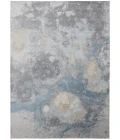Feizy Astra Industrial Abstract, Blue/Gray/Ivory, 2'-10" x 7'-10" Runner