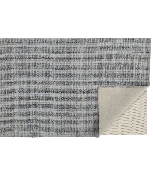 Feizy Naples Space Dyed In/Outdoor Flatweave, Dusty Blue, 5ft x 8ft Area Rug