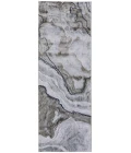 Feizy Gaspar Industrial Abstract, Taupe/Gray/Blue, 2'-10" x 8' Runner