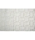 Feizy Redford Minimal Viscose Rug, White, 5' x 8' Area Rug