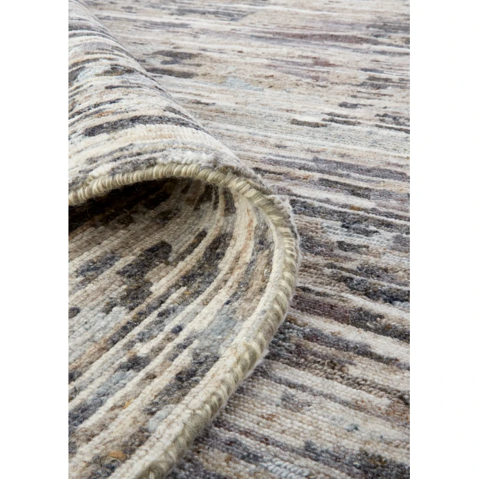 Feizy Conroe Luxe Abstract Hand-Knot Accent Rug, Gunmetal/Silver Blue2ft x 3ft