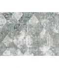Feizy Atwell Contemporary Distressed Accent Rug, Tiled, Iceberg Green, 2ft x 3ft