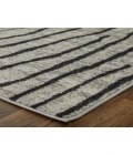 Feizy Kano Industrial Abstract, Gray/Black/Taupe, 6'-7" x 9'-6" Area Rug
