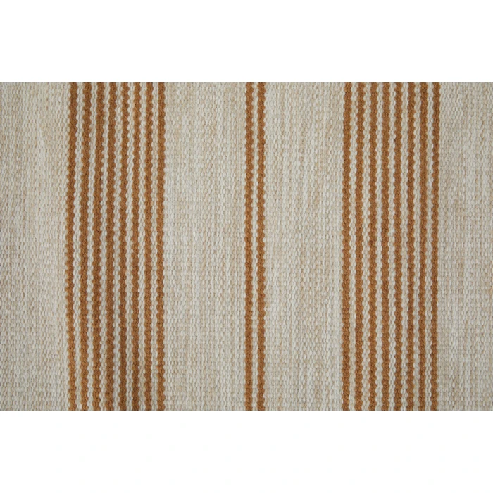 Feizy Duprine Casual Stripes, Ivory/Taupe/Brown, 10' x 14' Area Rug