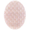 Feizy Saphir Mira BLUSH/WHITE 6803490F 7 ft. 6 in. X 7 ft. 6 in. Round Rug