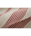 Feizy Duprine Casual Stripes, Red/Ivory, 10' x 14' Area Rug
