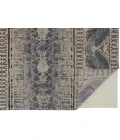 Feizy Palomar Luxe Hand-Knot Abstract Area Rug, Denim Blue, 7x9in x 9x9in