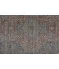 Feizy Marquette Rustic Persian Farmhouse Rug, Rust/Denim Blue, 2ft - 8in x 10ft, Runner