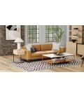 Feizy Fannin Gray/Brown/Ivory 7380754F 5ft. x 8ft. Rect. Rug