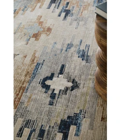 Feizy Melrose Ivory/Blue/Brown MEL39ULF 5ft. x 7ft.6in. Rect. Rug