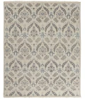 Feizy Beall Luxury Wool Rug, Arts and Crafts, Beige, 5ft - 6in x 8ft - 6in Area Rug