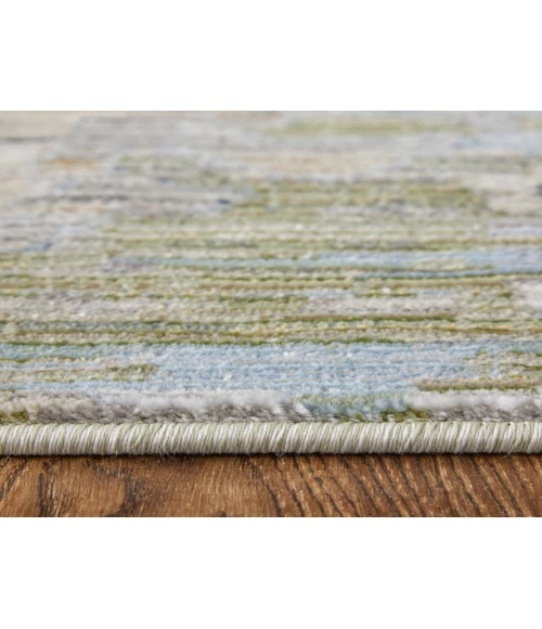 Feizy Melrose GREEN/IVORY MEL39P3F 9 ft. 0 in. X 12 ft. 8 in. Rectangle Rug