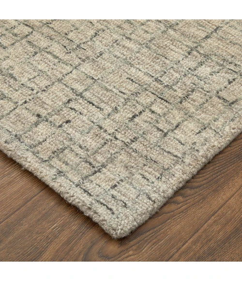 Feizy Belfort Casual Solid, Ivory/Gray/Taupe, 10' x 14' Area Rug