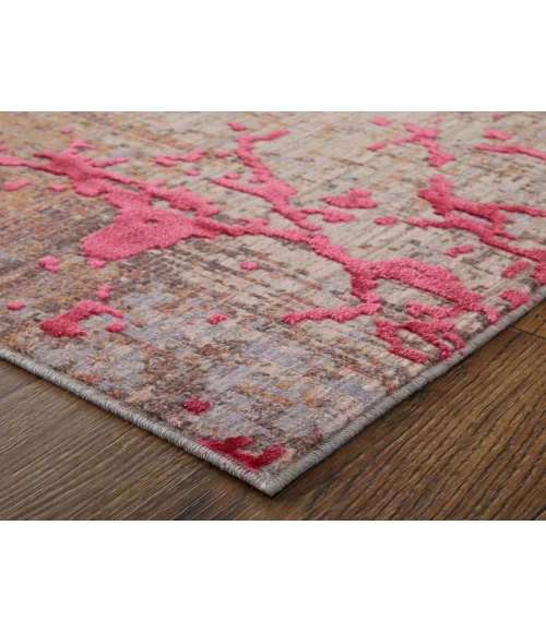 Feizy Pryor PINK/MULTI PRY39NEF 2 ft. X 3 ft. Rectangle Rug