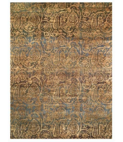 Feizy Verdigris BLUE/MULTI 4867158F 7 ft. 9 in. X 9 ft. 9 in. Rectangle Rug