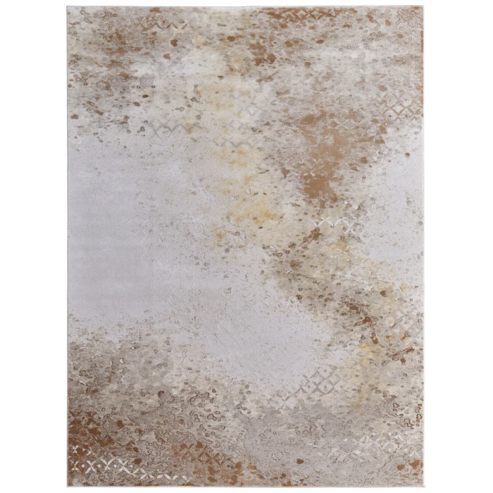 Feizy Waldor IVORY/GOLD 73539NCF 2 ft. 10 in. X 7 ft. 10 in. Rectangle Rug