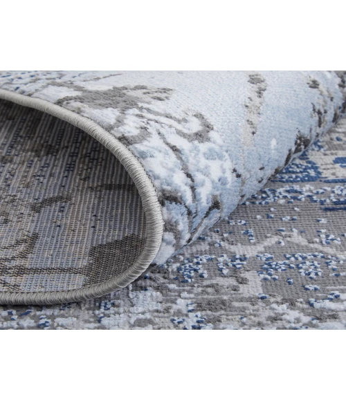Feizy Gaspar LIGHT BLUE/STERLING 7873834F 8 ft. X 11 ft. Rectangle Rug