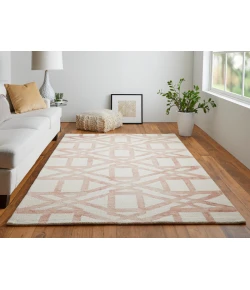 Feizy Lorrain 8571F BLUSH Area Rug 9 ft. 6 in. X 13 ft. 6 in. Rectangle
