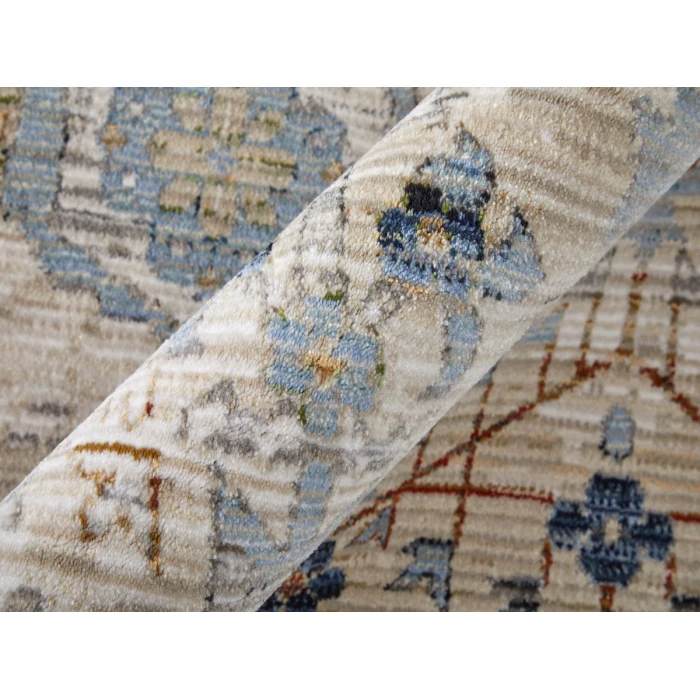 Feizy Melrose BEIGE/MULTI MEL39P5F 5 ft. X 7 ft. 6 in. Rectangle Rug