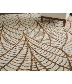 Feizy Wallace White/Brown WAL8A44F 10 ft. X 14 ft. Rect. Rug