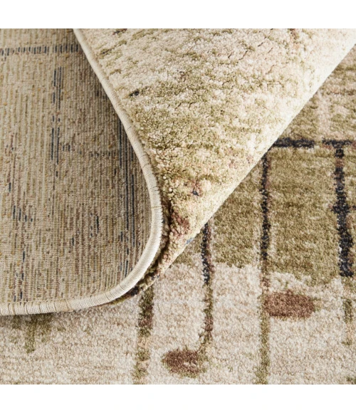 Feizy Pearson Ivory/Green/Brown PRS39STF 12ft. x 15ft. Rect. Rug