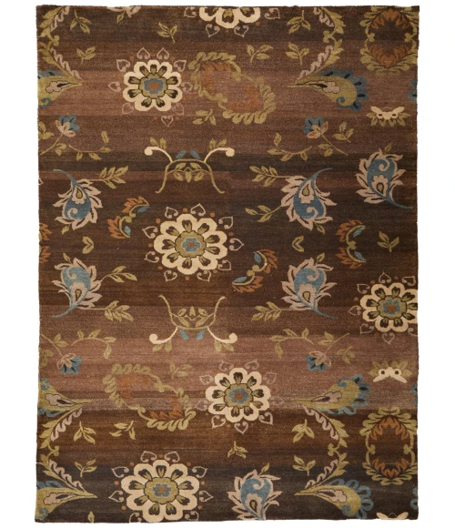 Feizy Amzad BROWN 5236113F 8 ft. 6 in. X 11 ft. 6 in. Rectangle Rug
