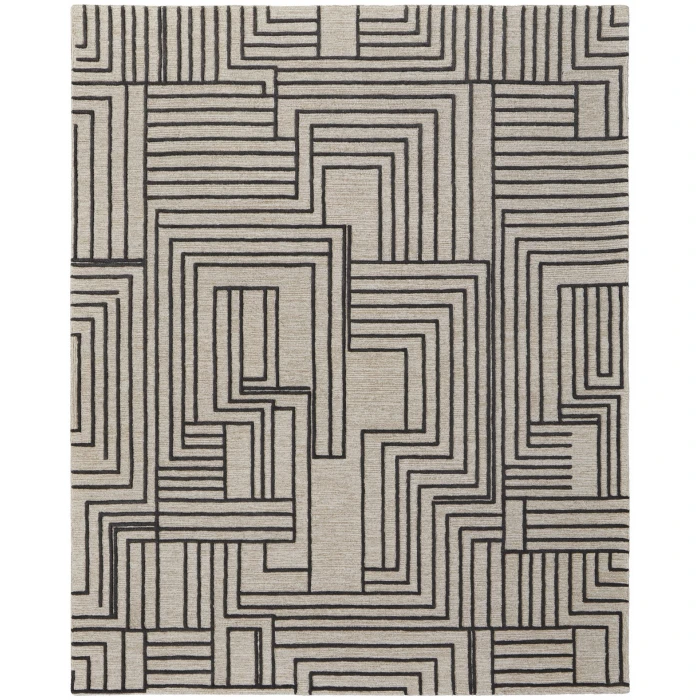 Feizy Gansett Tan/Brown T25T8011 8ft. x 10ft. Rect. Rug