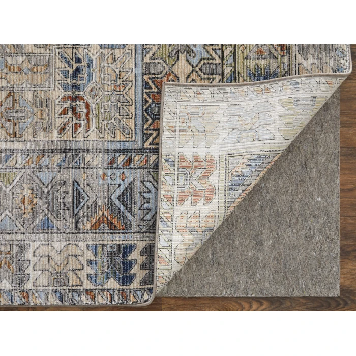 Feizy Melrose IVORY/MULTI MEL39P0F 6 ft. 7 in. X 9 ft. 6 in. Rectangle Rug