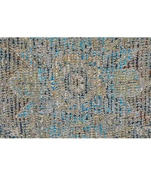 Feizy Caldwell Bohemian & Eclectic Distressed, Blue/Gray/Tan, 9' x 12' Area Rug