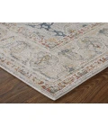 Feizy Pasha IVORY/MULTI PAS39M4F 7 ft. 10 in. X 10 ft. 3 in. Rectangle Rug