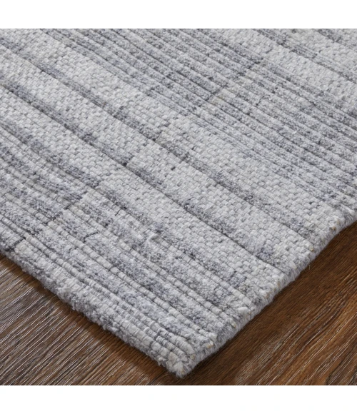 Feizy Highview Gray/Ivory T34T8018 3ft.6in. x 5ft.6in. Accent Rug Rug