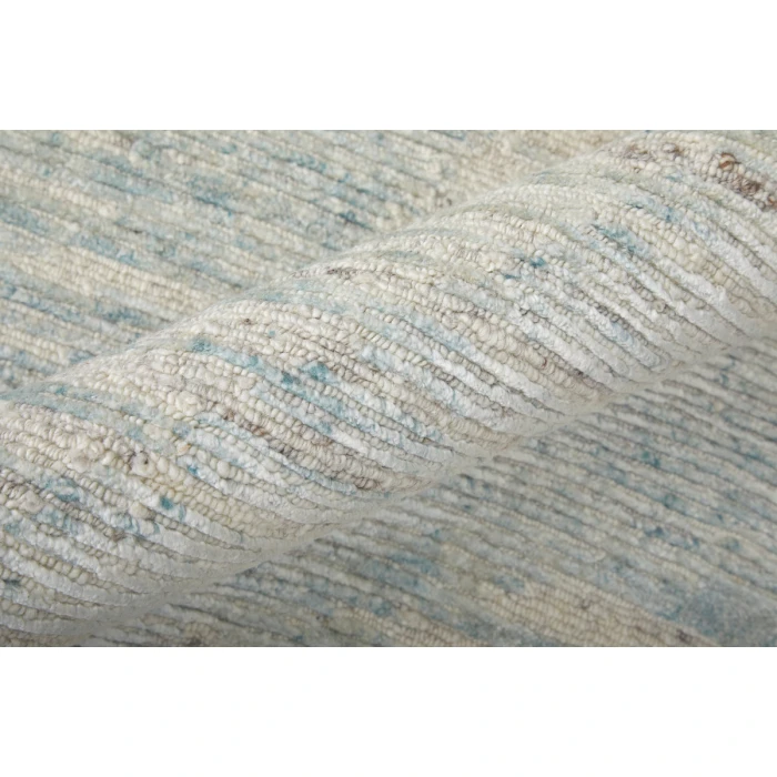 Feizy Brighton Casual Abstract, Blue/Ivory/Silver, 4' x 6' Accent Rug