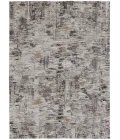 Feizy Vancouver Contemporary Abstract Rug, Ivory/Charcoal Gray, 5' x 8' Area Rug