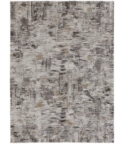 Feizy Vancouver 39FHF IVORY/CHARCOAL Area Rug 5 ft. X 8 ft. Rectangle