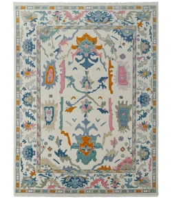 Feizy Karina IVORY/MULTI 90969G8F 7 ft. 9 in. X 9 ft. 9 in. Rectangle Rug