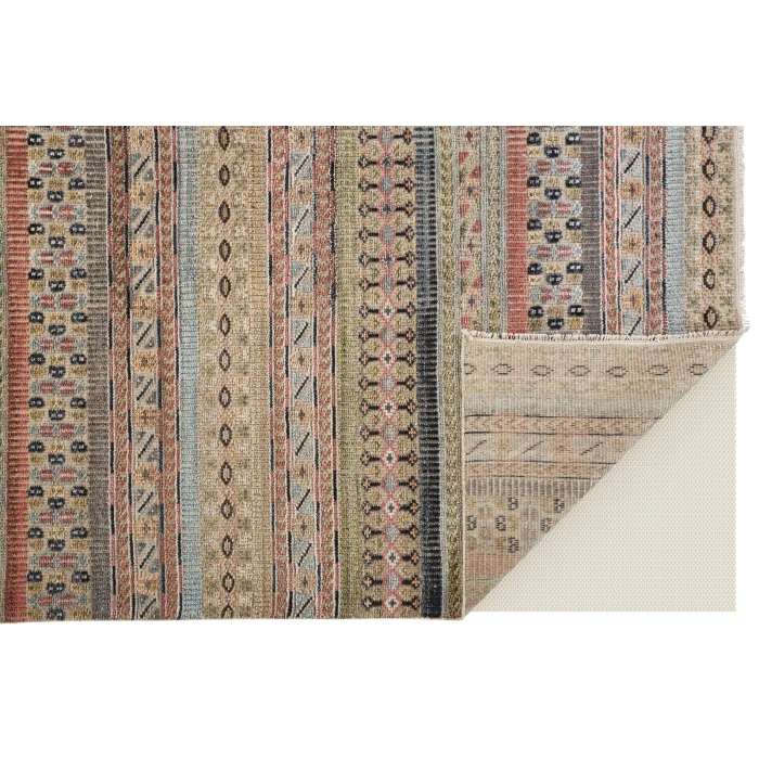 Feizy Payton PINK/MULTI 9806498F 2 ft. X 2 ft. Square Rug
