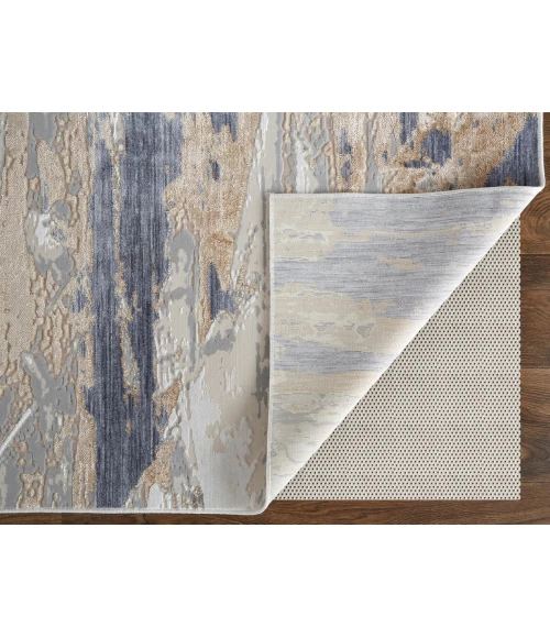 Feizy Laina BEIGE/BLUE LAI39G5F 3 ft. X 5 ft. Rectangle Rug