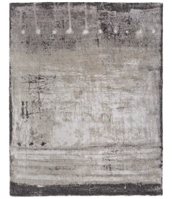 Feizy Skyview Gray/Ivory/Taupe SKV39QAF 6 ft. 7 in. X 9 ft. 6 in. Rect. Rug