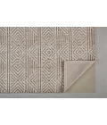 Feizy Colton Luxury & Glam Geometric, Tan/Ivory/Brown, 9'-6" x 13'-6" Area Rug