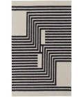 Feizy Maguire Industrial Abstract, Gray/Ivory/Black, 5' x 8' Area Rug